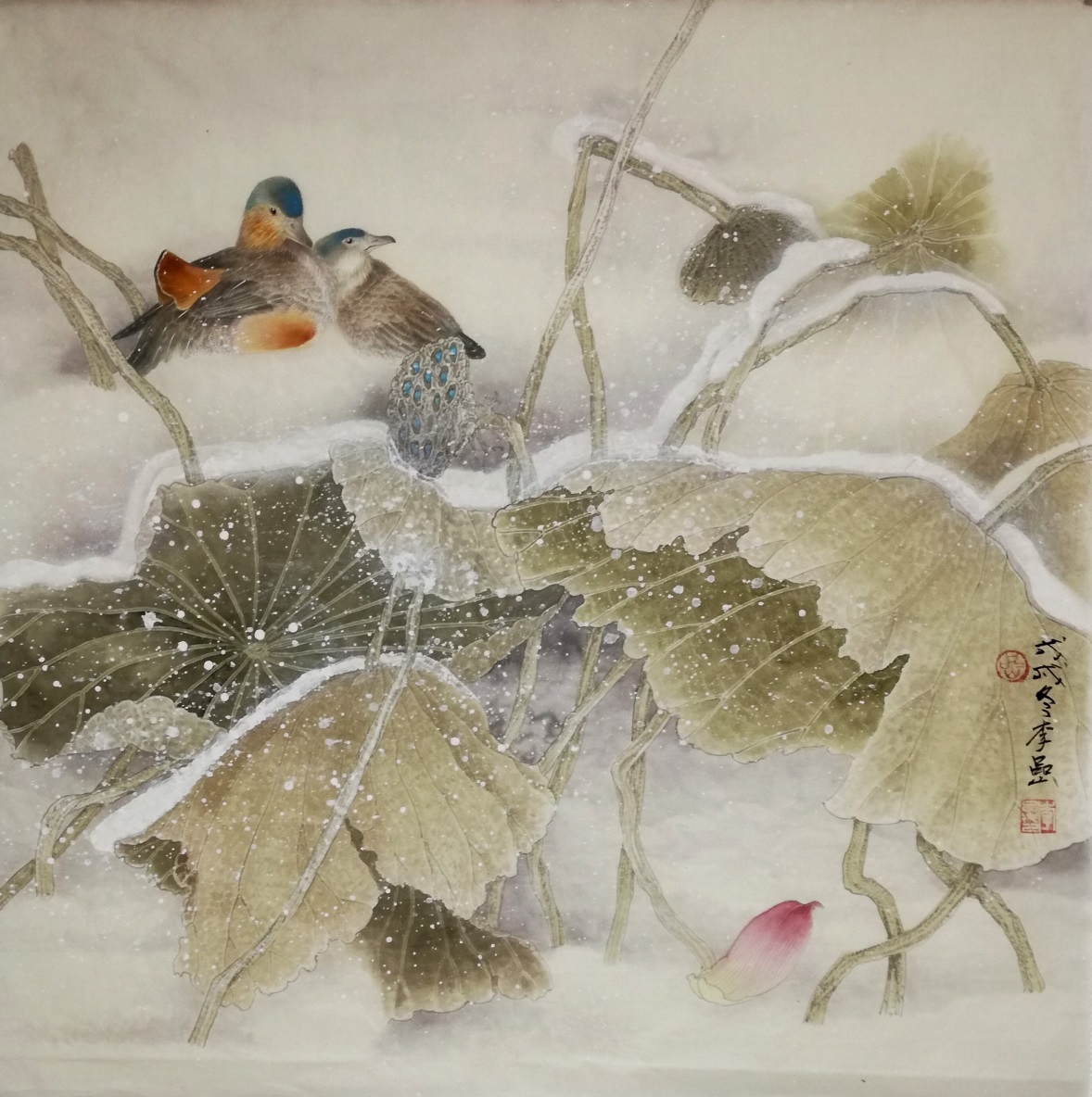 桃源,桃源問道,日中交流,工筆画,李岩,個展