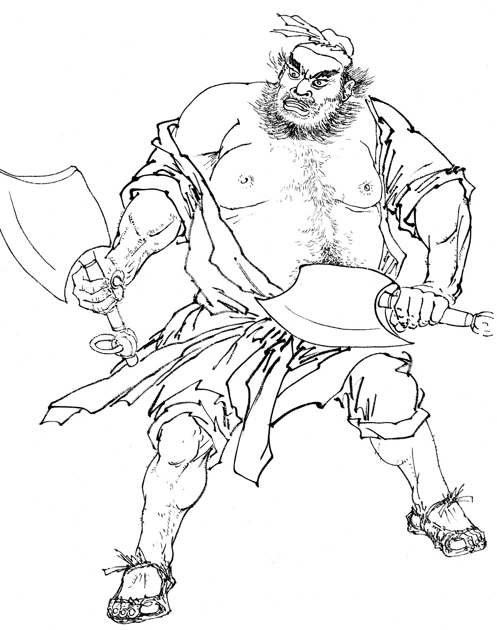 十八描法
